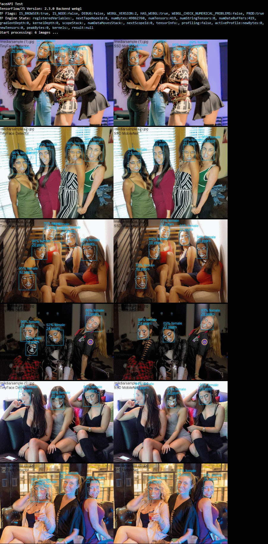 face-api screenshot 1