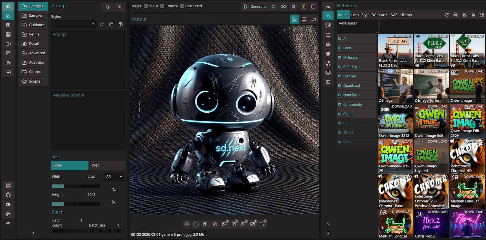 sdnext screenshot 1