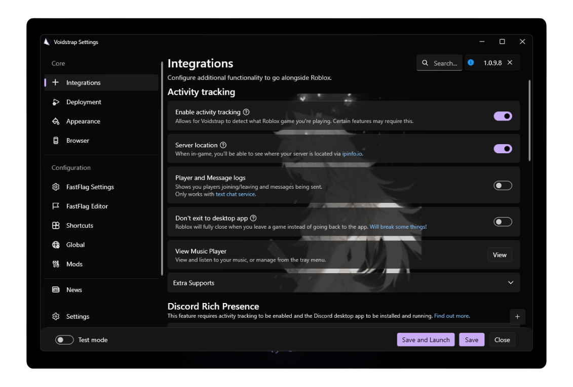 Voidstrap screenshot 2
