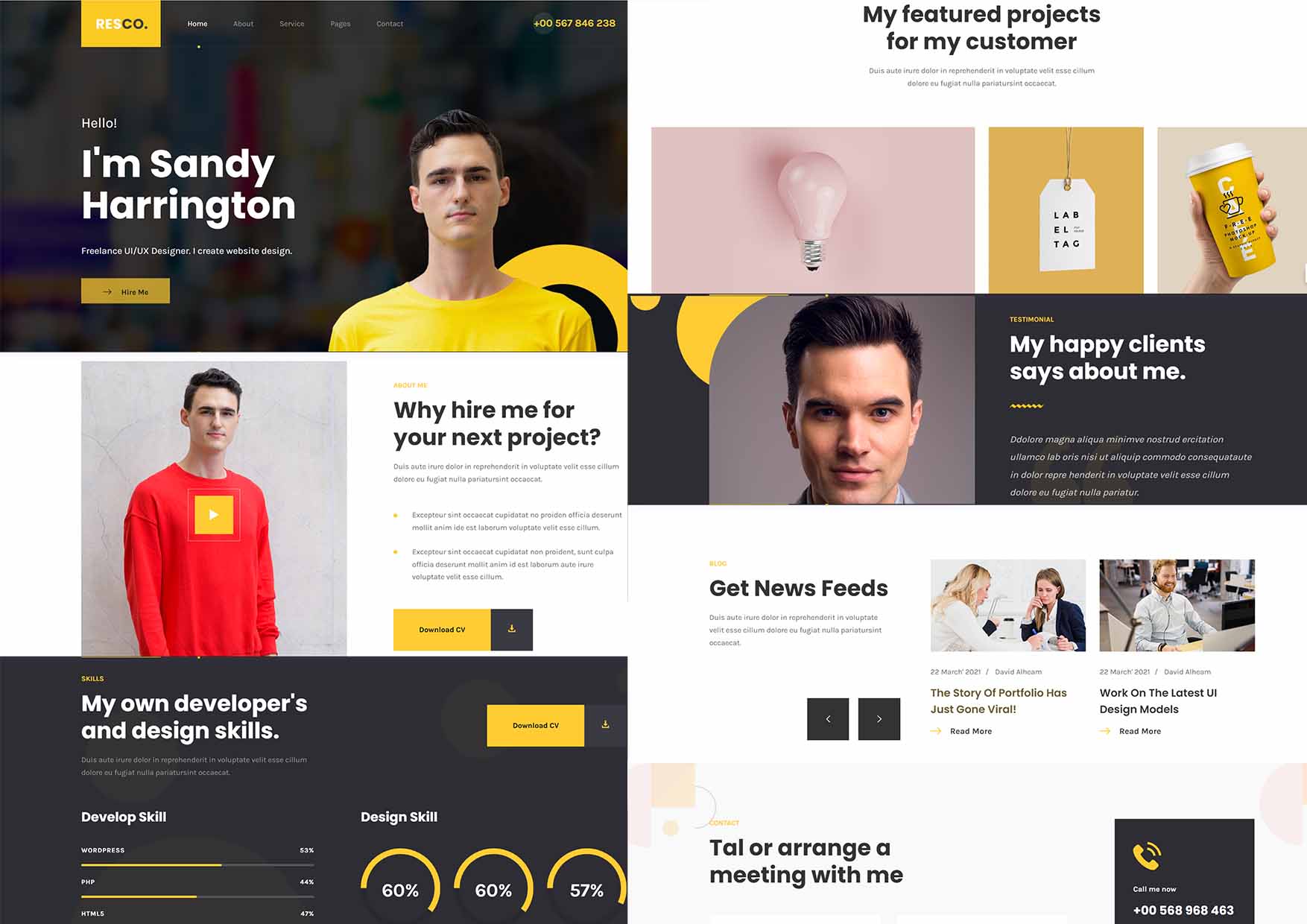 Resume-vCard-Collection screenshot 16