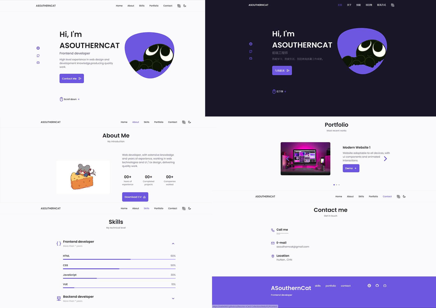 Resume-vCard-Collection screenshot 5