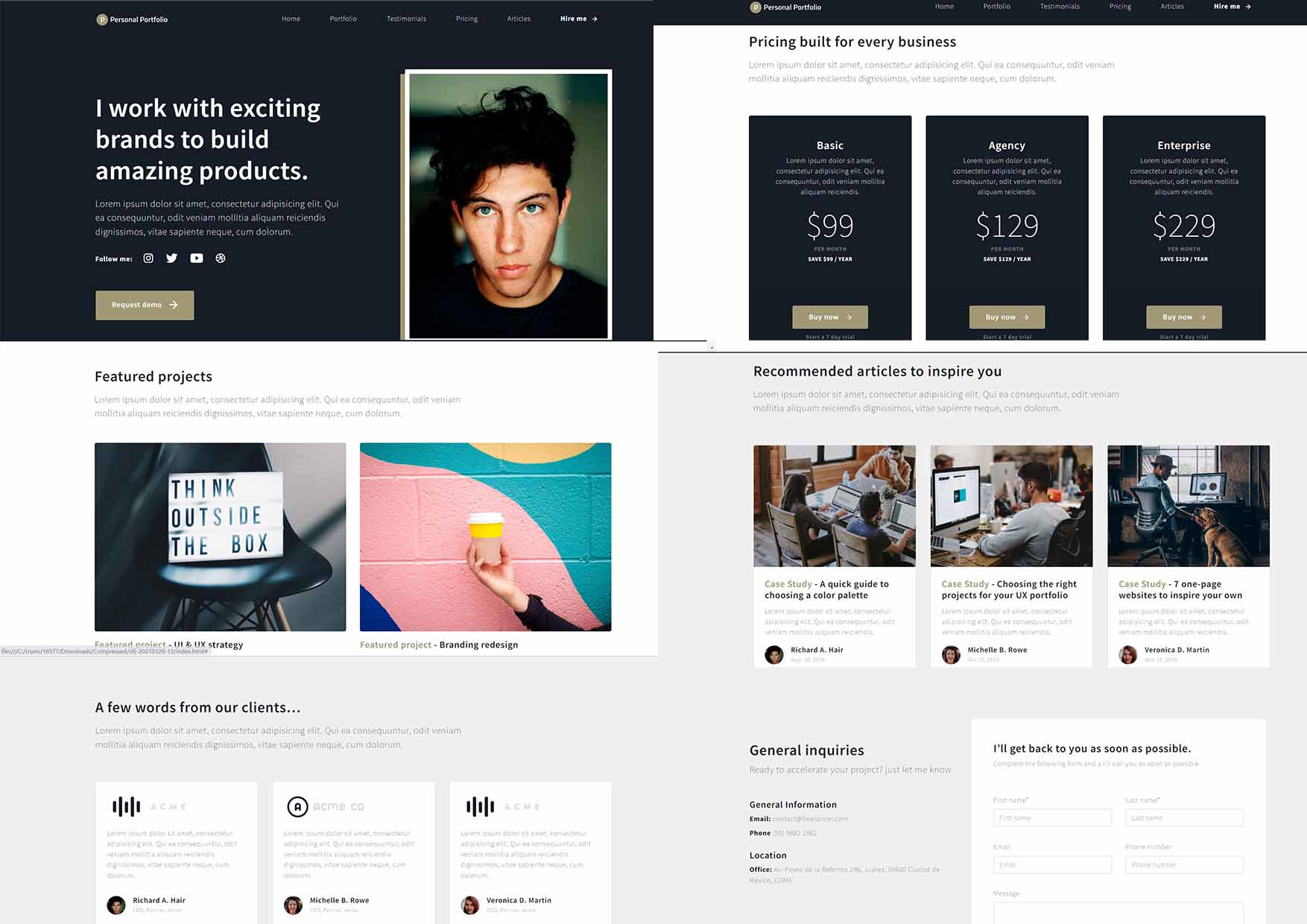 Resume-vCard-Collection screenshot 32
