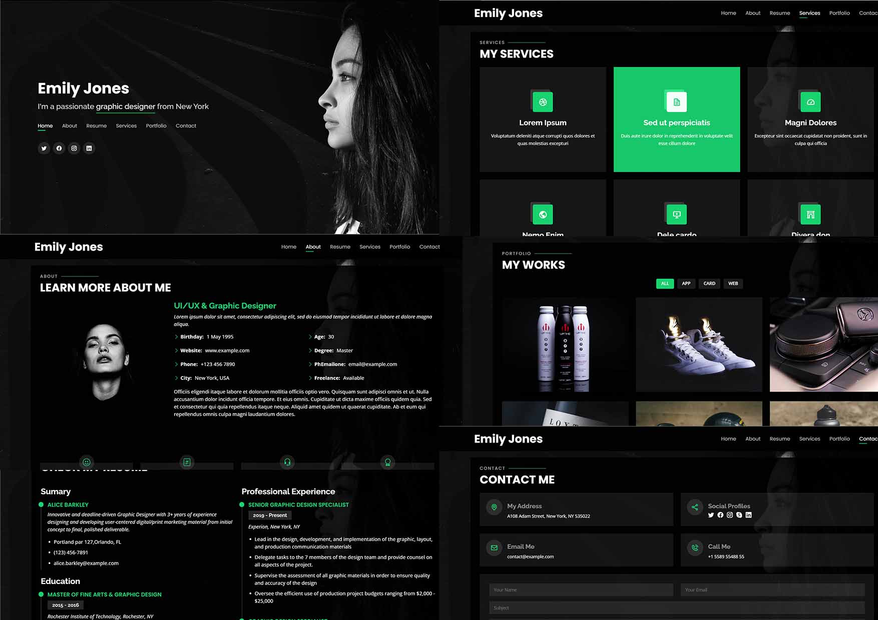 Resume-vCard-Collection screenshot 14