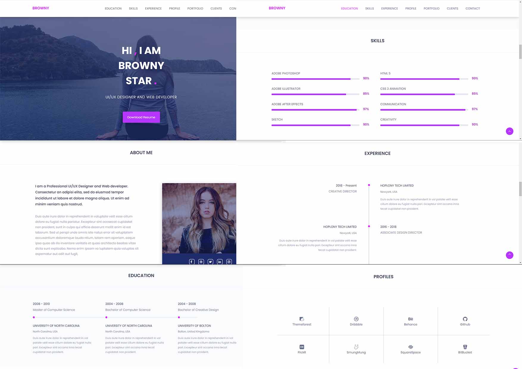Resume-vCard-Collection screenshot 18