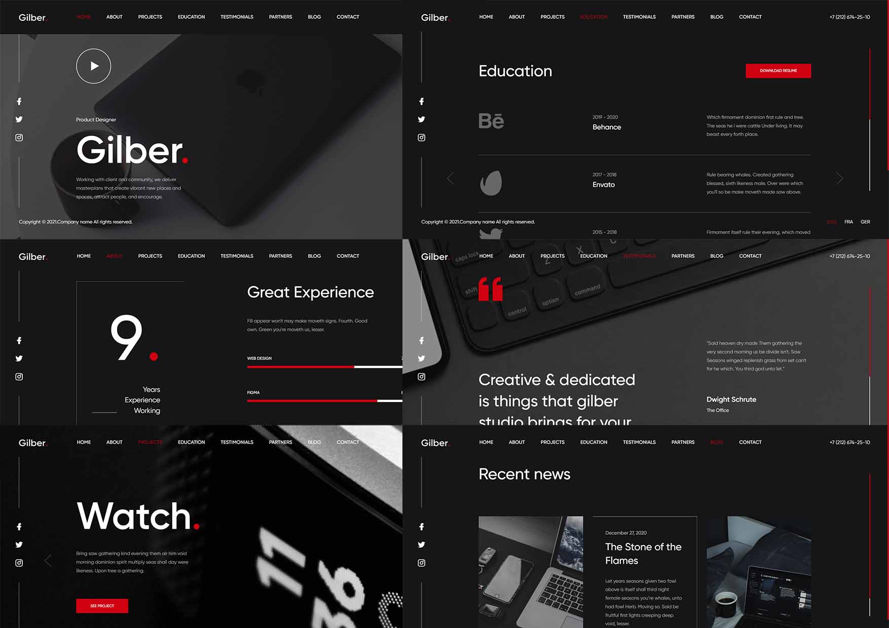 Resume-vCard-Collection screenshot 34