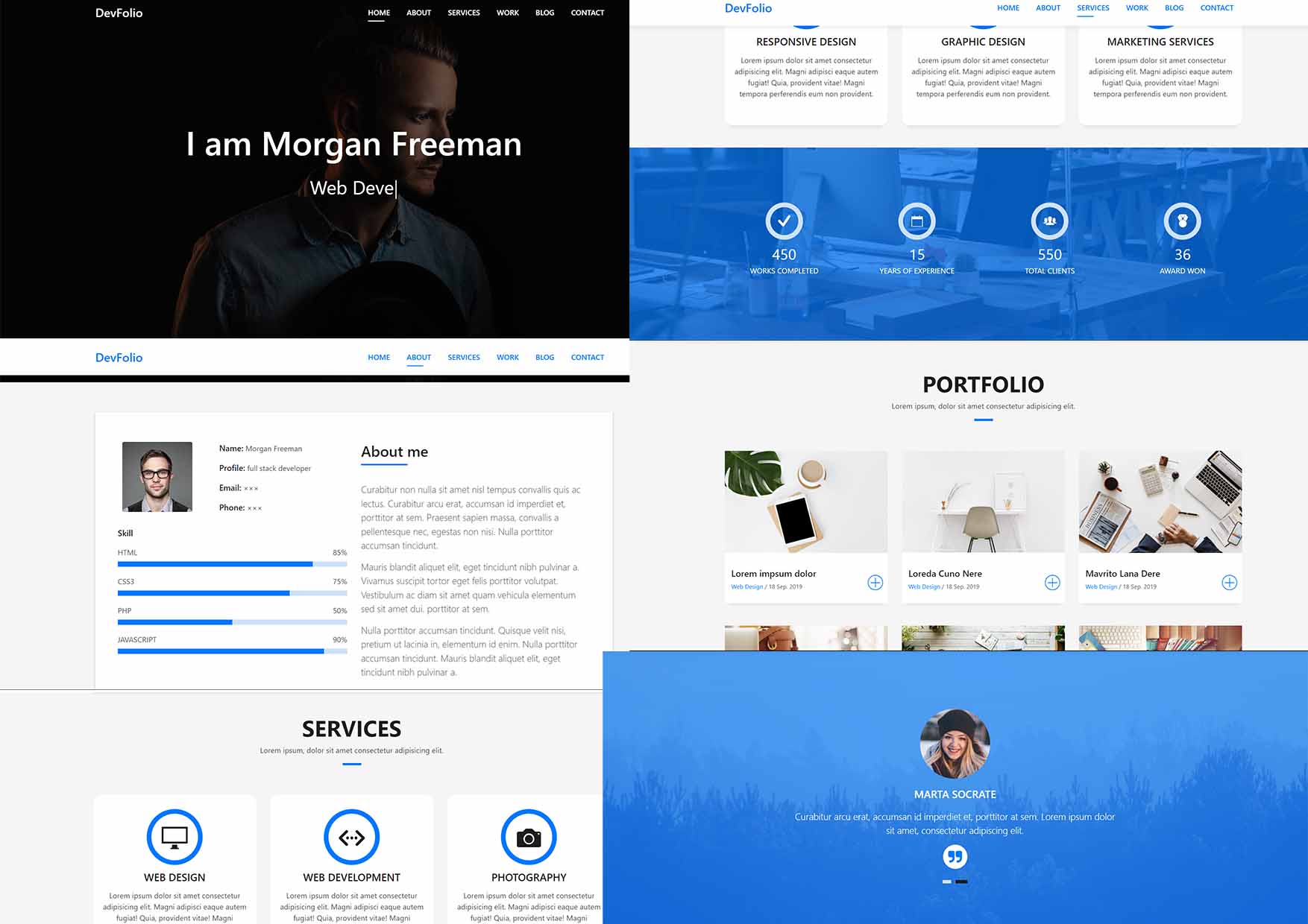 Resume-vCard-Collection screenshot 12