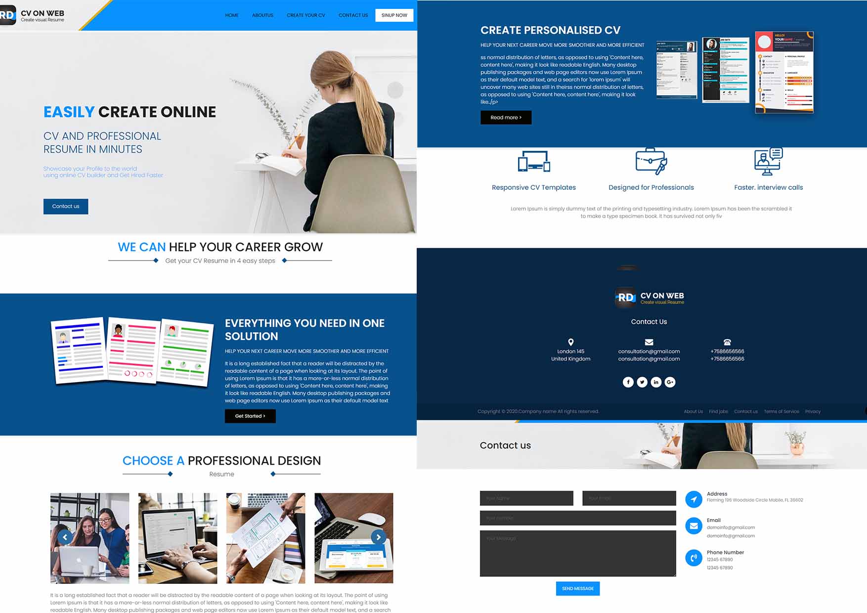 Resume-vCard-Collection screenshot 31