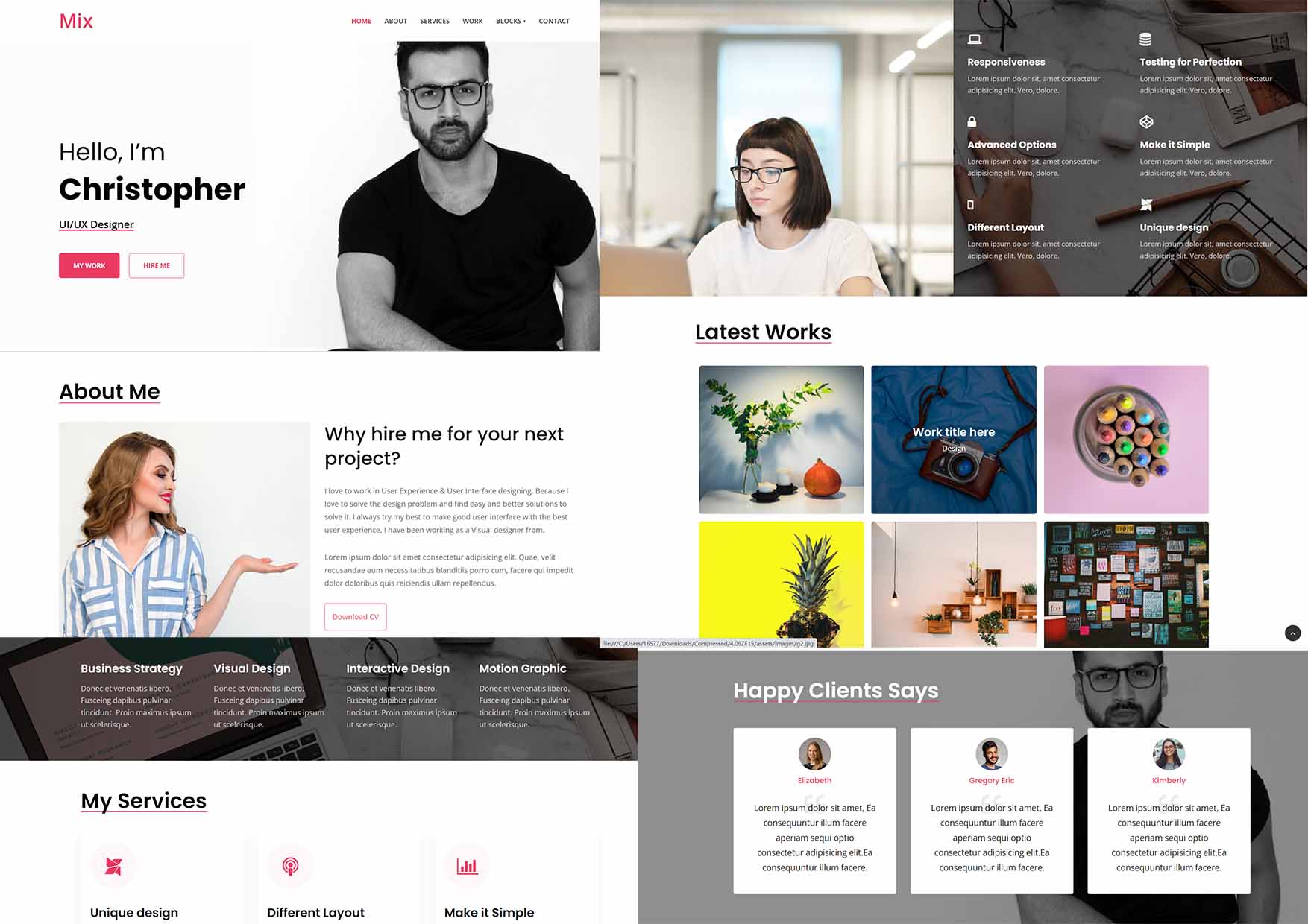 Resume-vCard-Collection screenshot 29