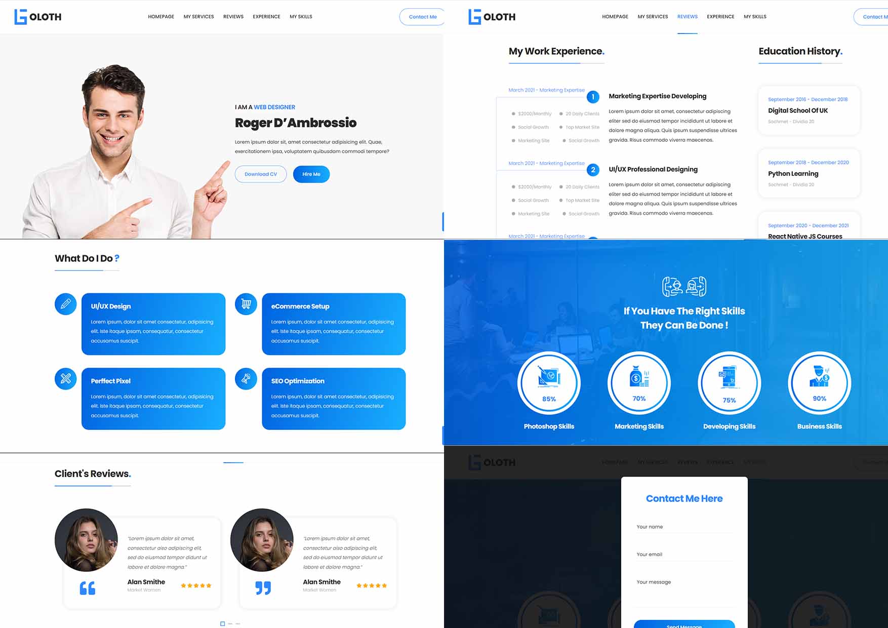 Resume-vCard-Collection screenshot 15
