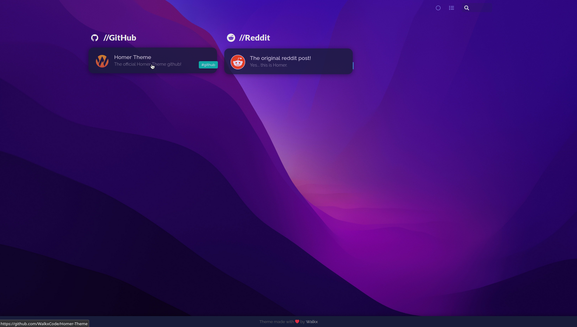 homer-theme screenshot 1