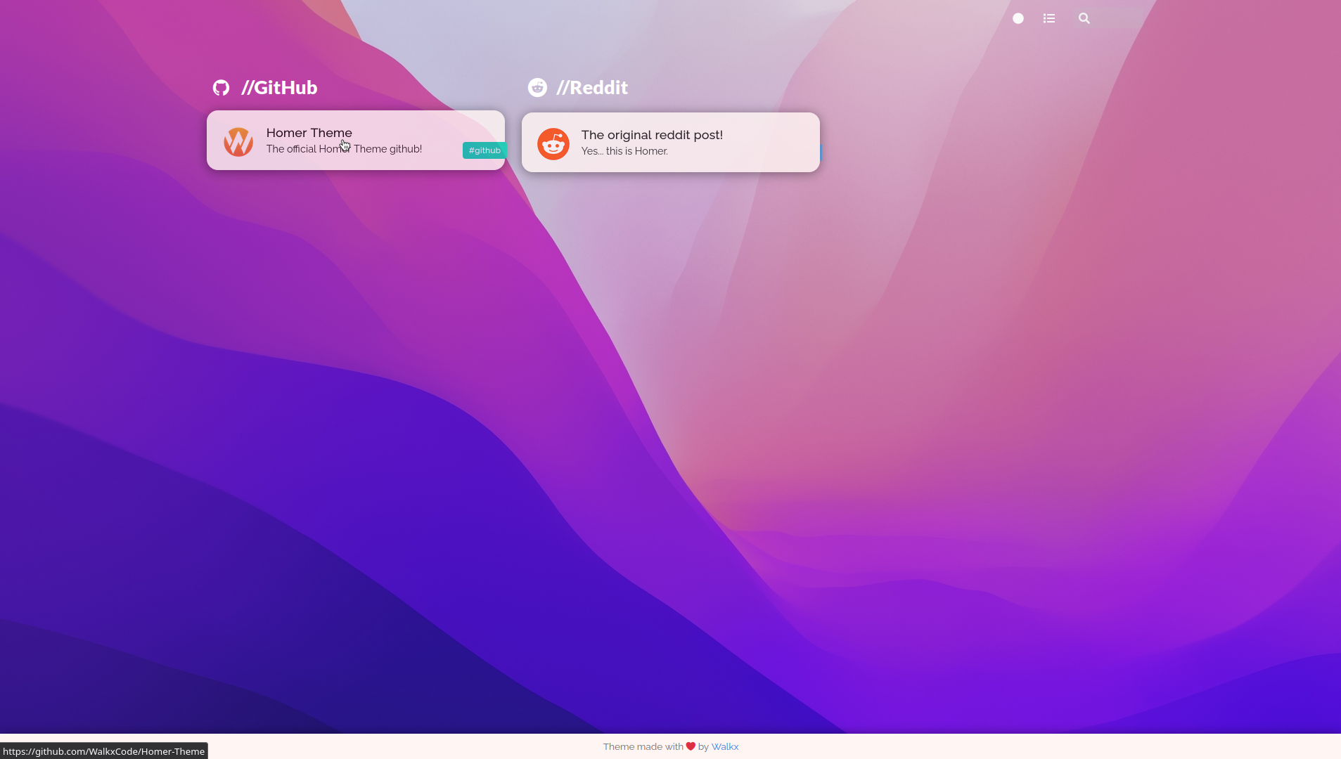 homer-theme screenshot 2