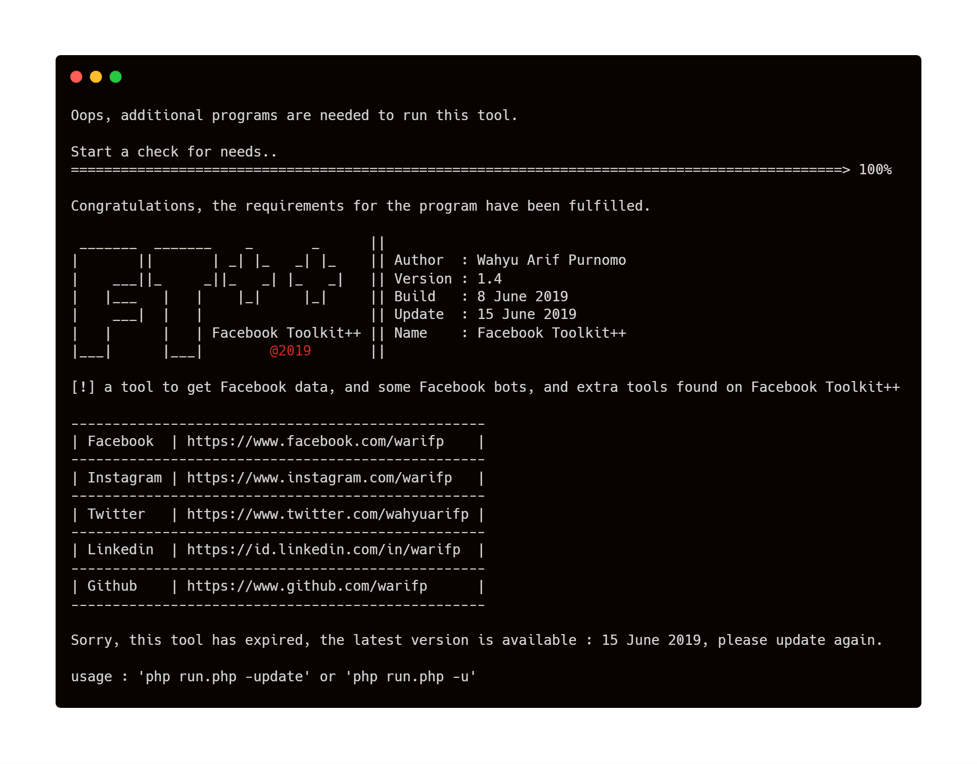 FacebookToolkit screenshot 4