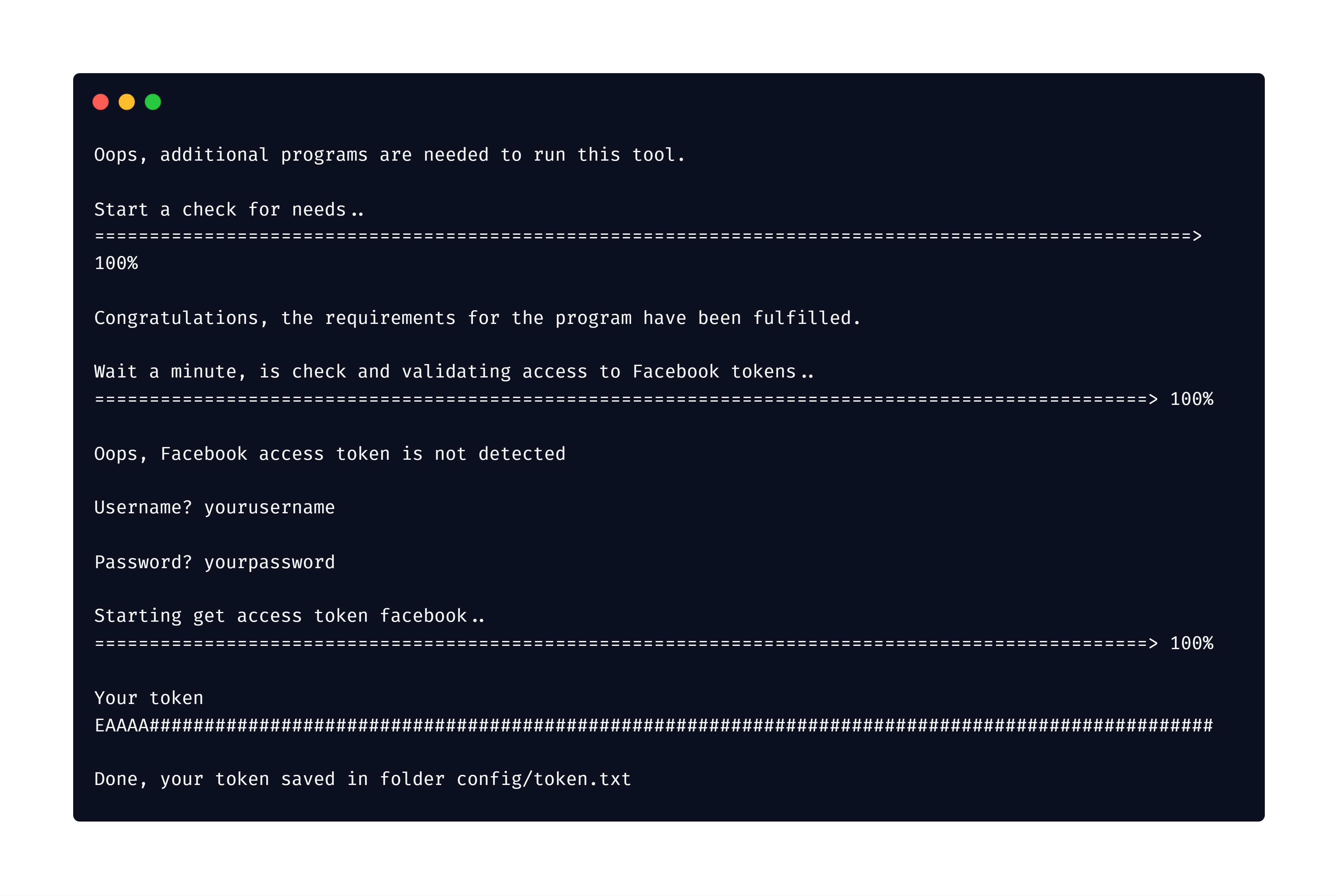 FacebookToolkit screenshot 3