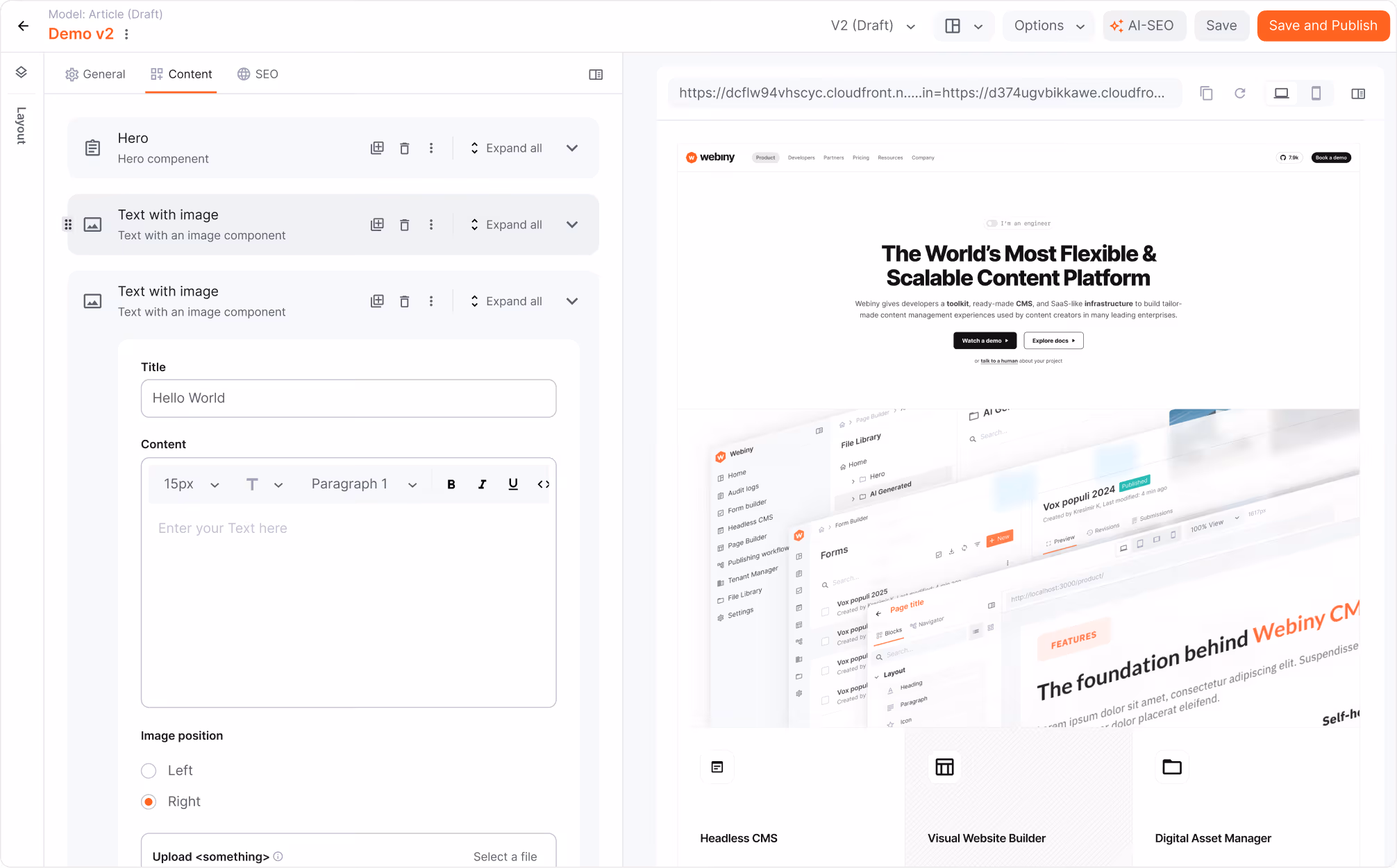 webiny-js screenshot 1