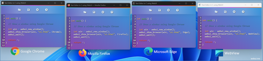 webui screenshot 1