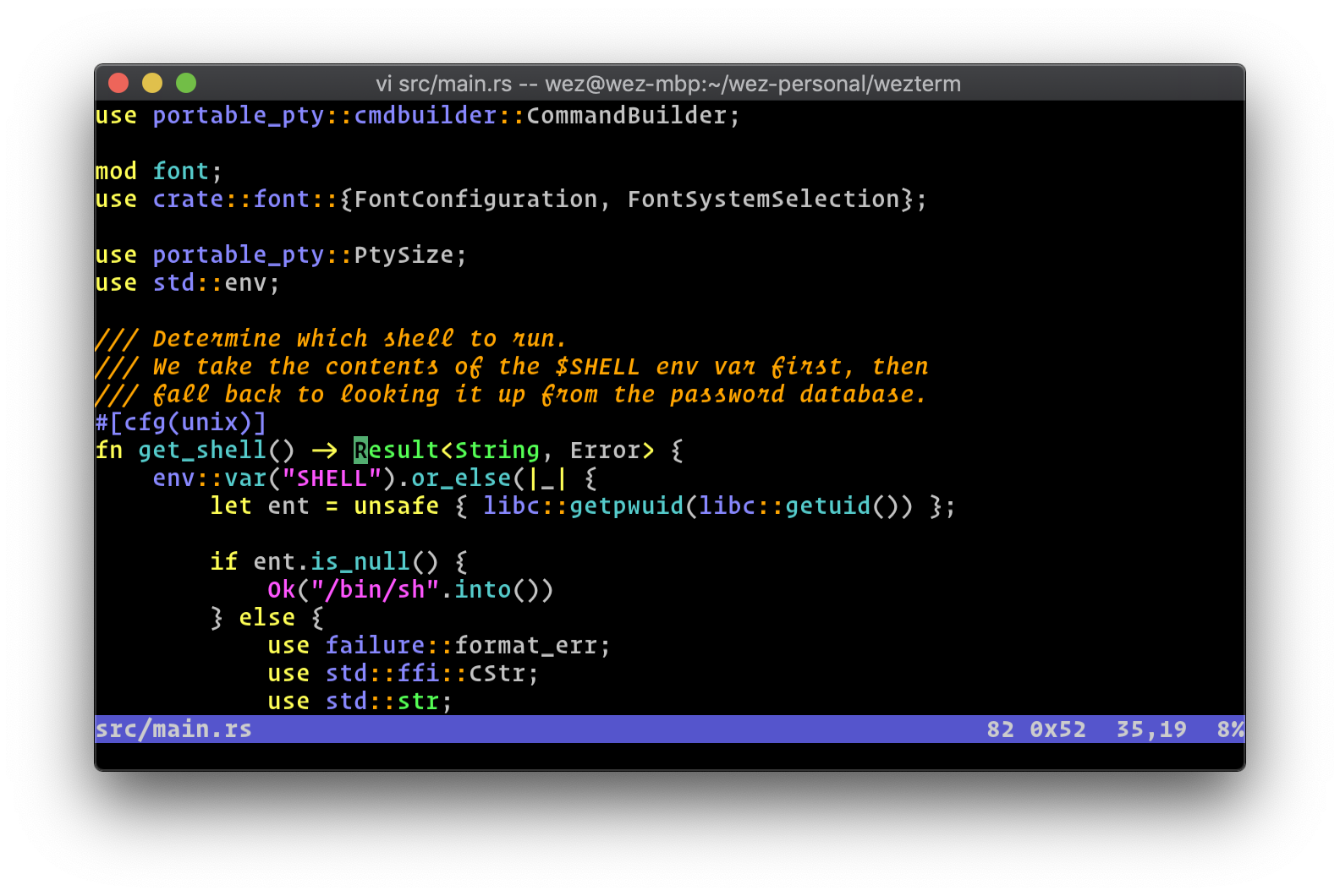 wezterm screenshot 1