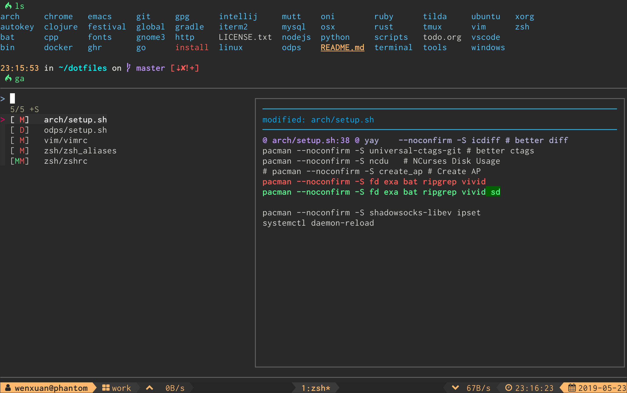 forgit screenshot 1