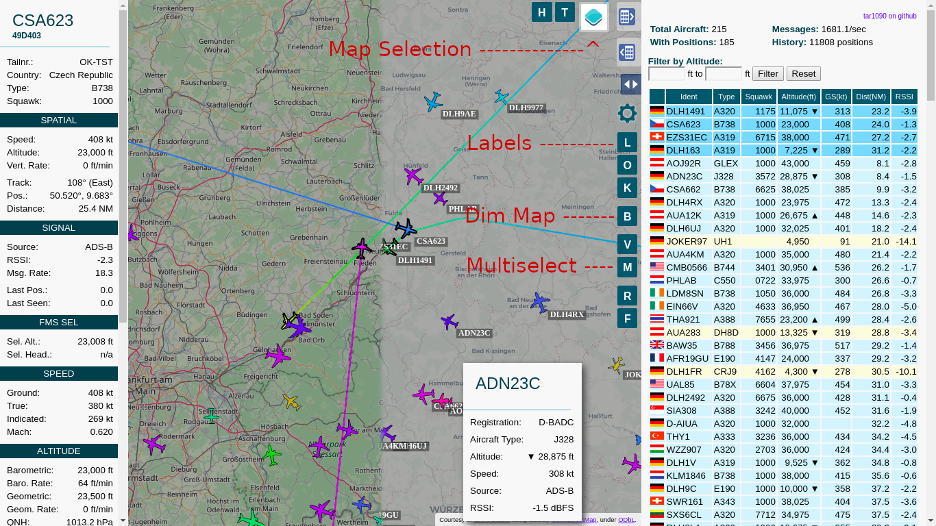 tar1090 screenshot 1