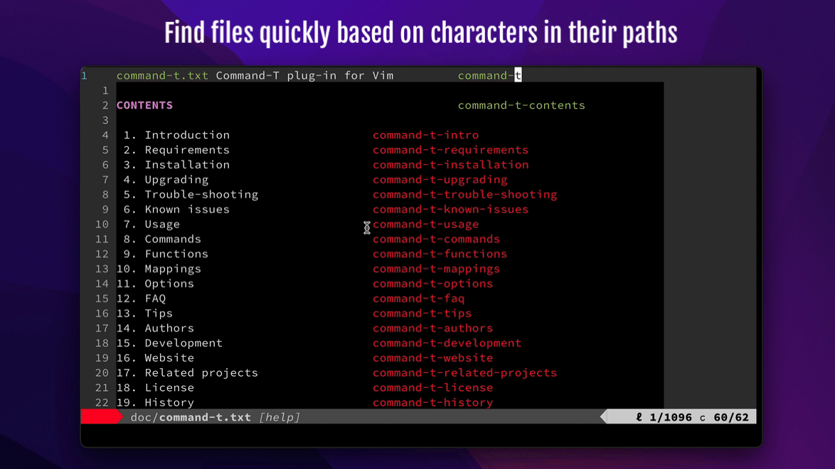 command-t screenshot 2