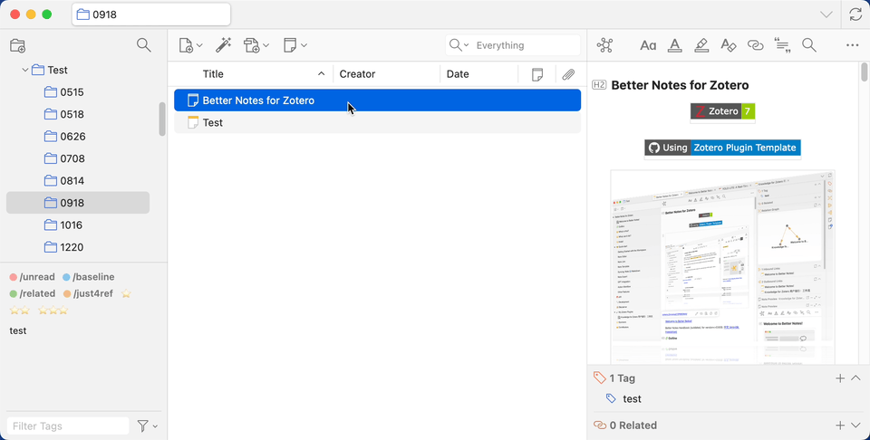 zotero-better-notes screenshot 2