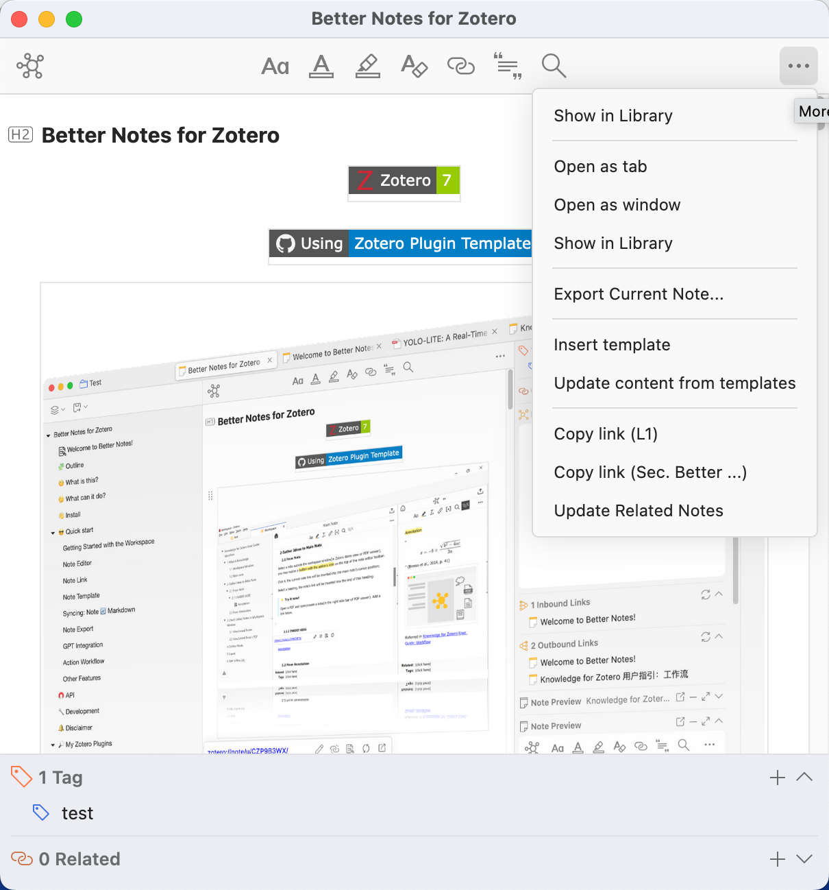 zotero-better-notes screenshot 3