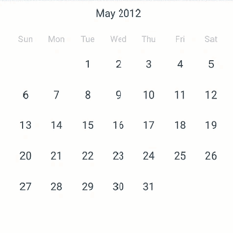 react-native-calendars screenshot 9