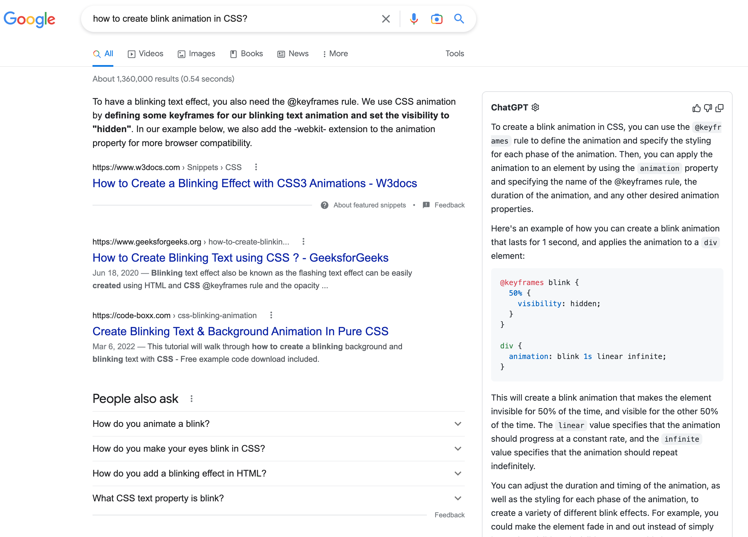chat-gpt-google-extension screenshot 1