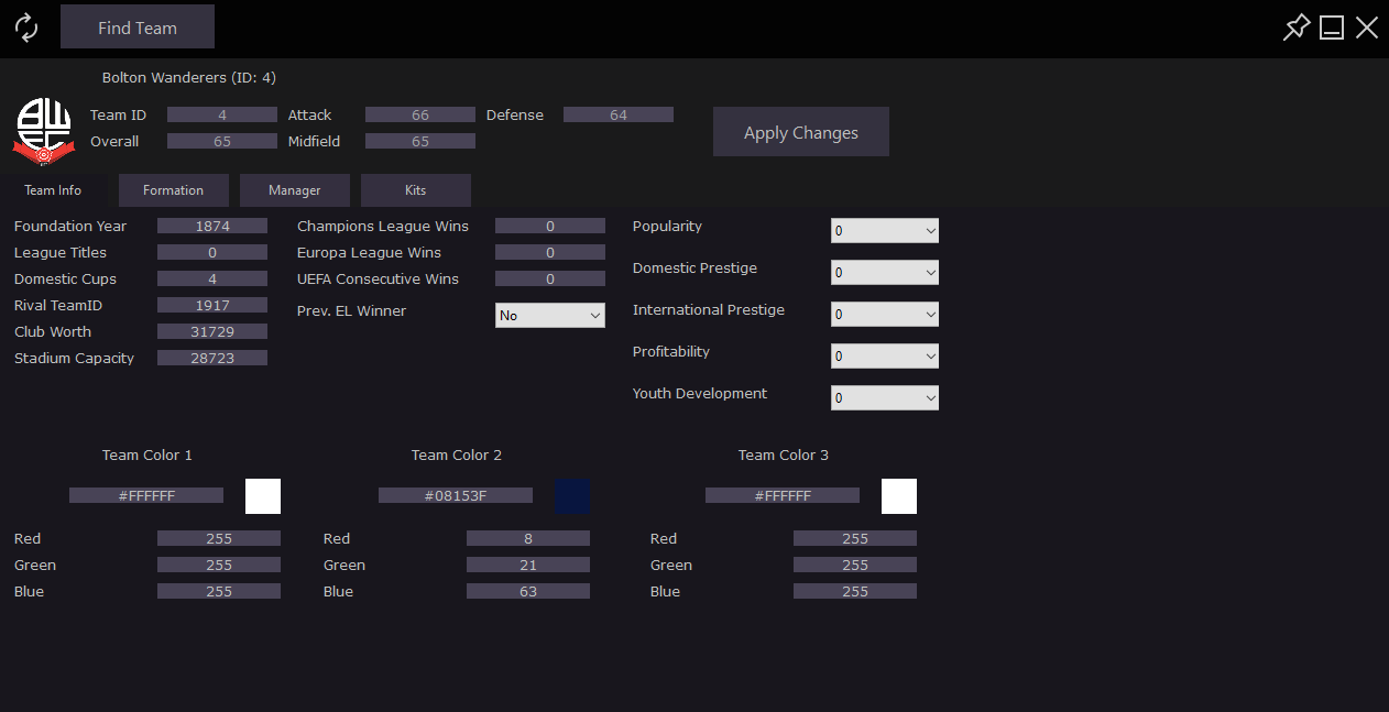 FIFA-23-CM-Cheat-Table screenshot 4