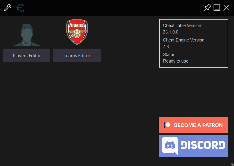 FIFA-23-CM-Cheat-Table screenshot 2