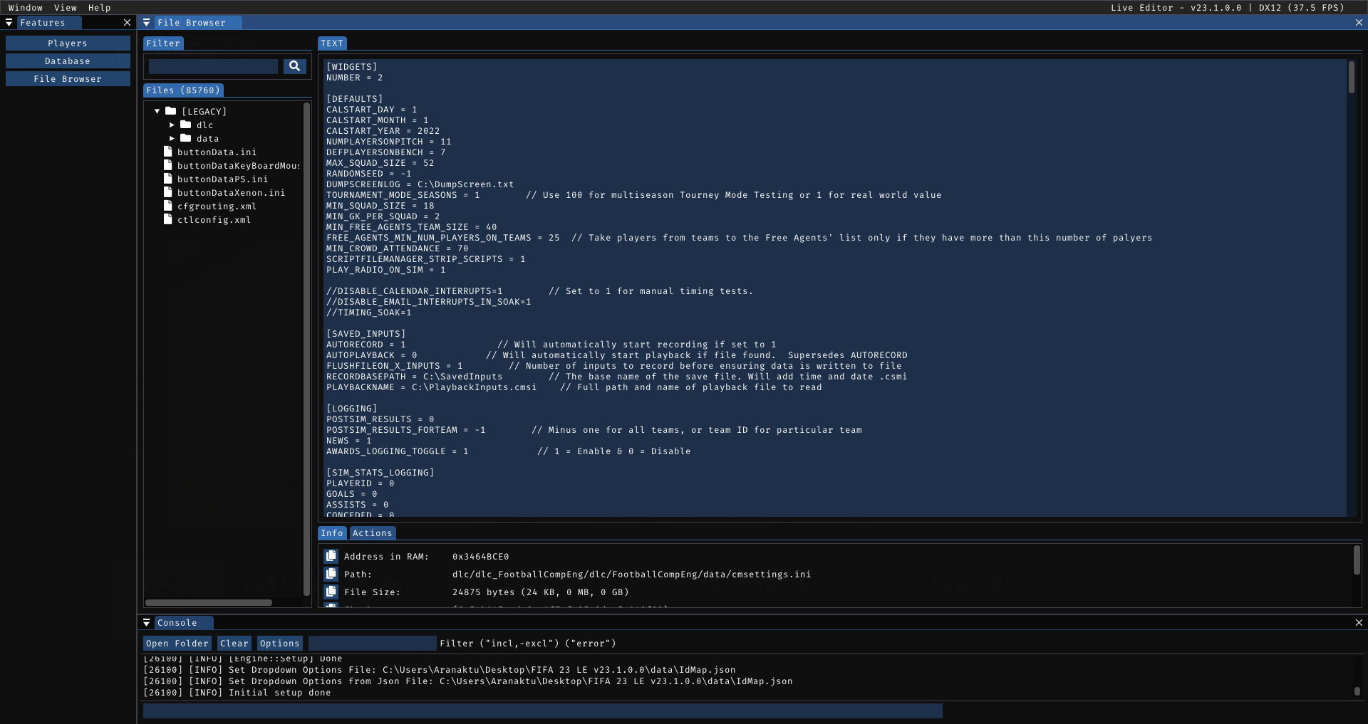 FIFA-23-Live-Editor screenshot 4
