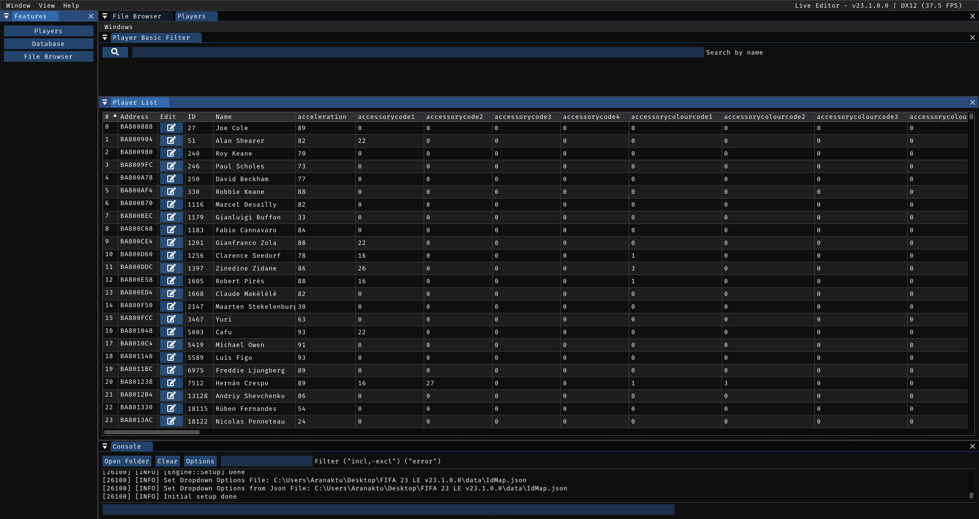 FIFA-23-Live-Editor screenshot 5