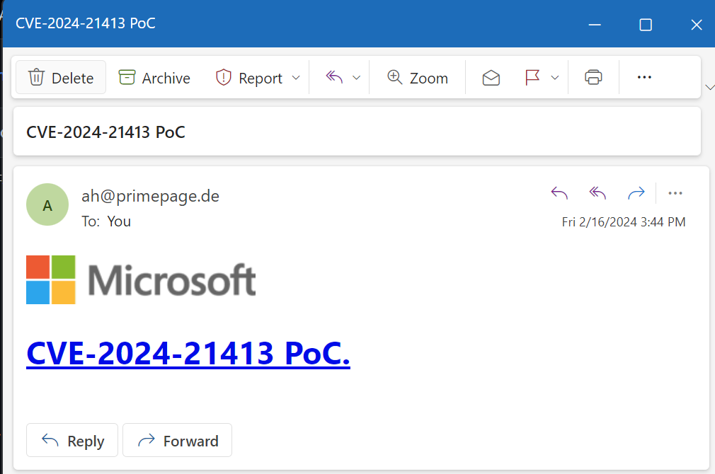CVE-2024-21413-Microsoft-Outlook-Remote-Code-Execution-Vulnerability screenshot 2