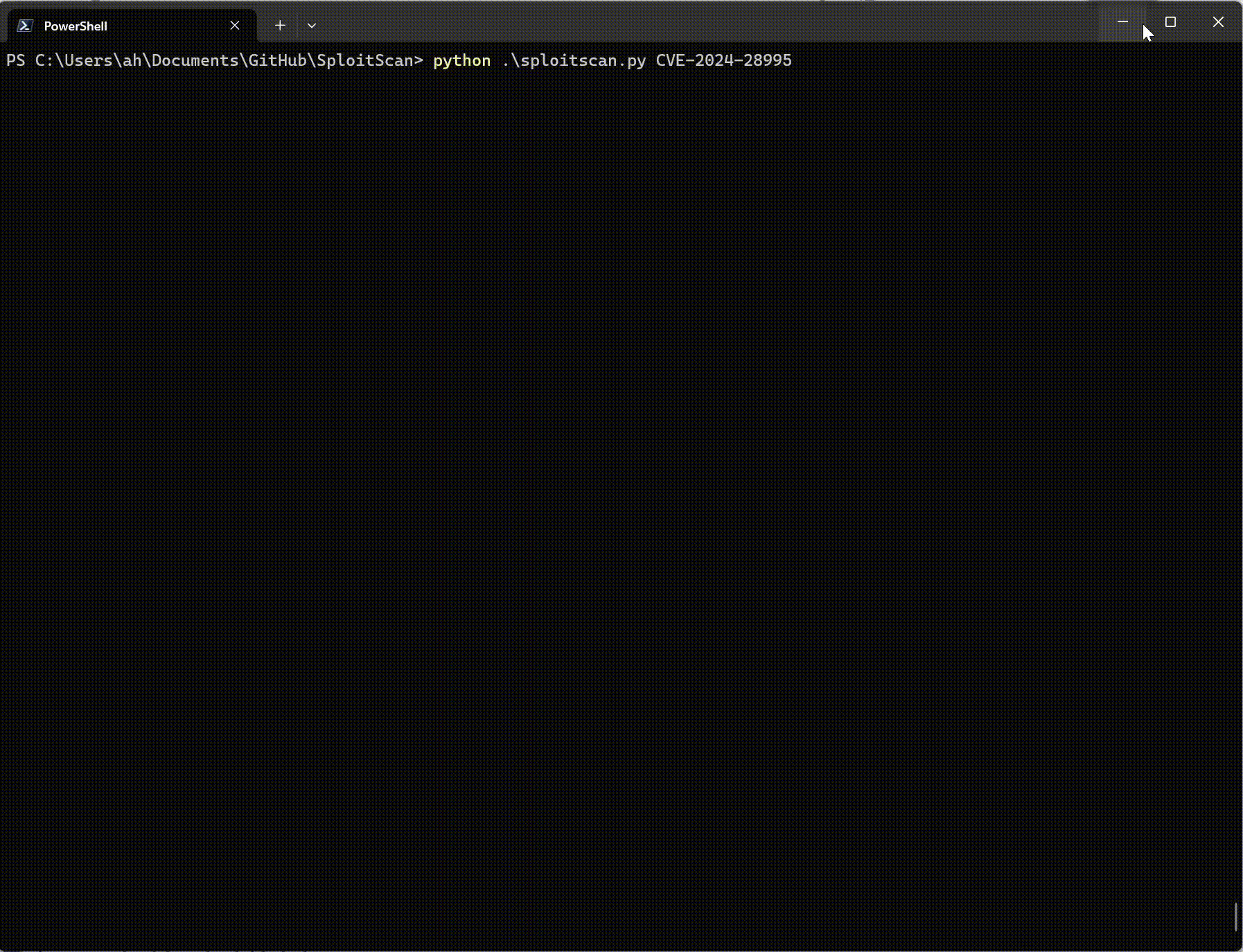 SploitScan screenshot 2