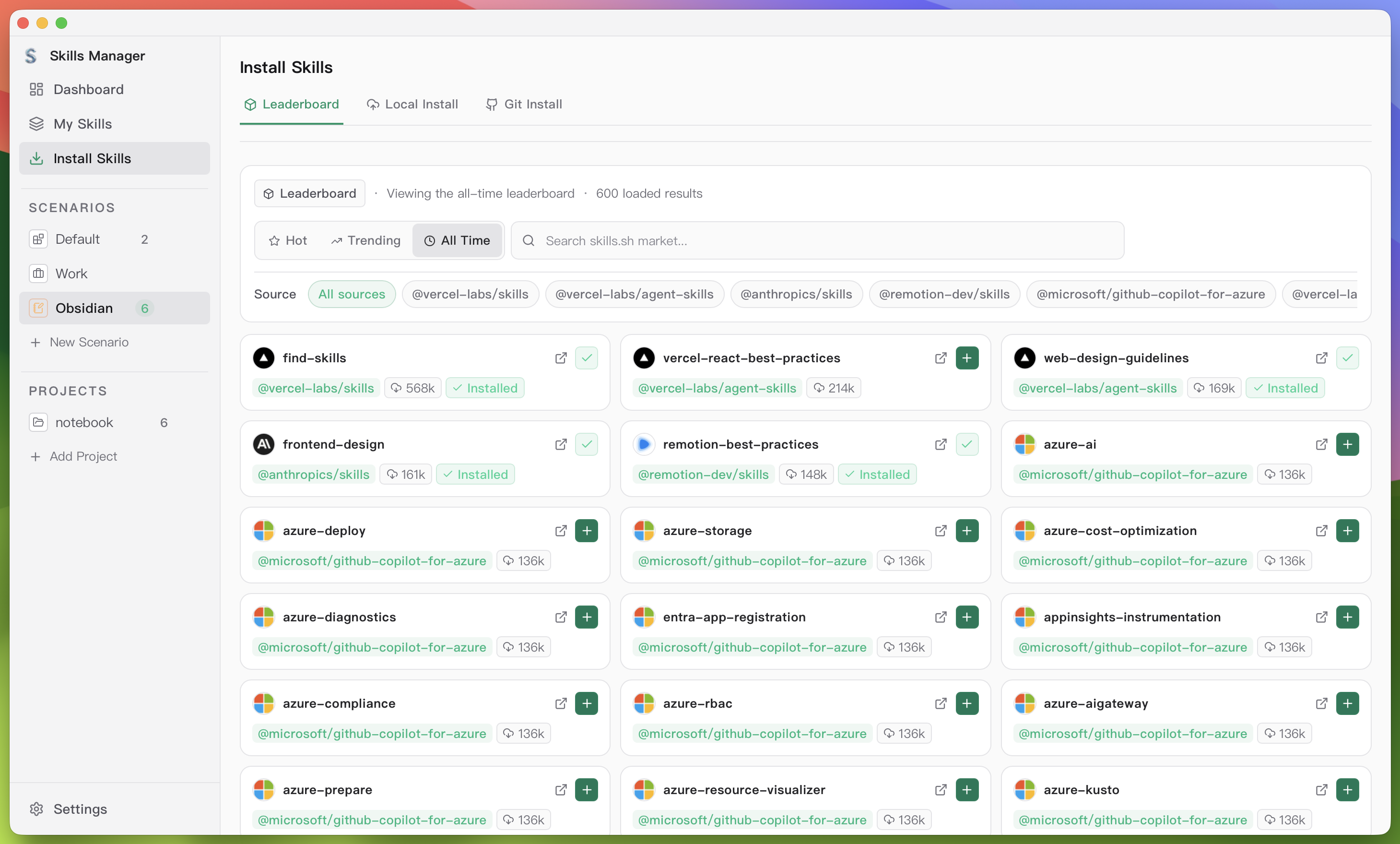 skills-manager screenshot 3