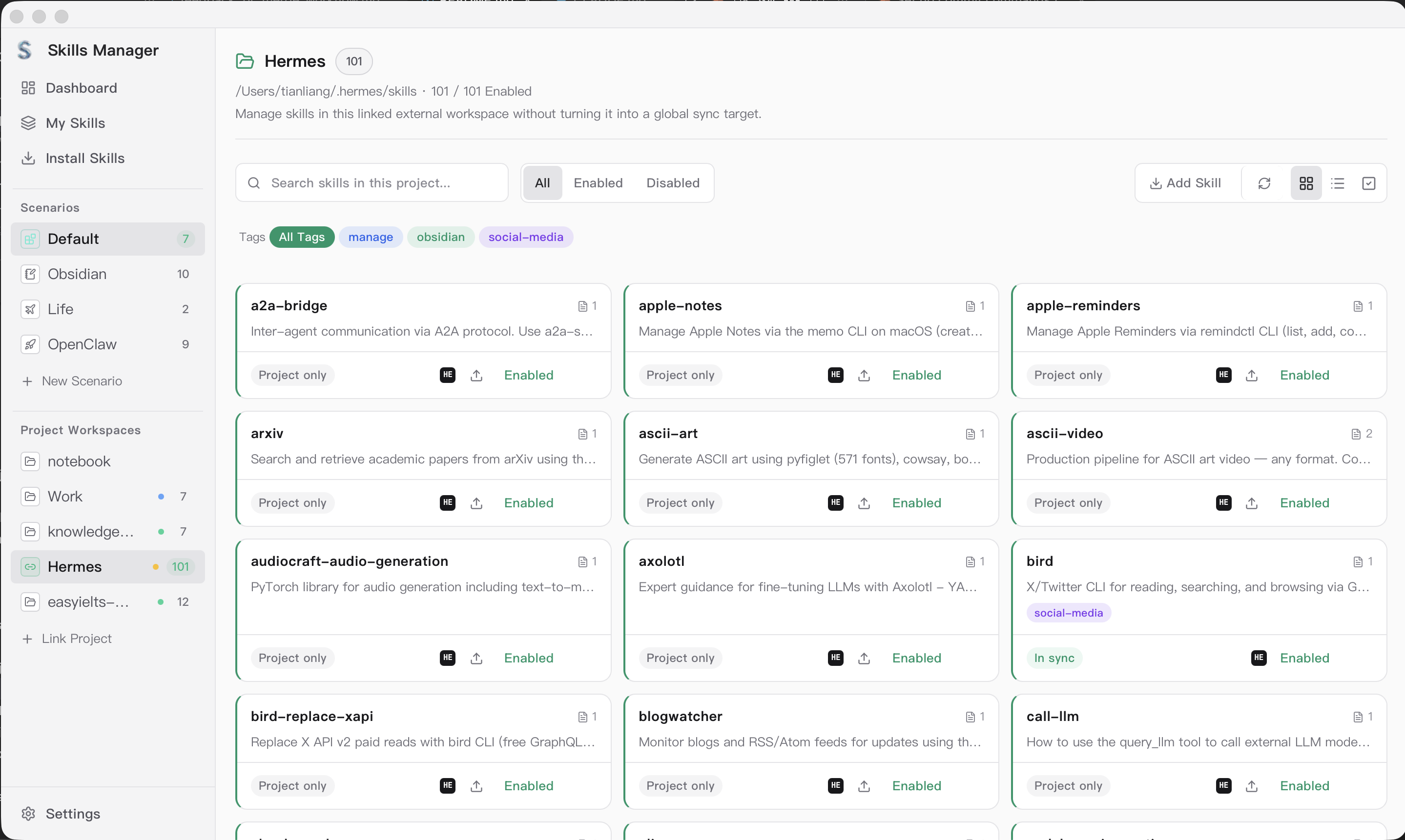 skills-manager screenshot 4
