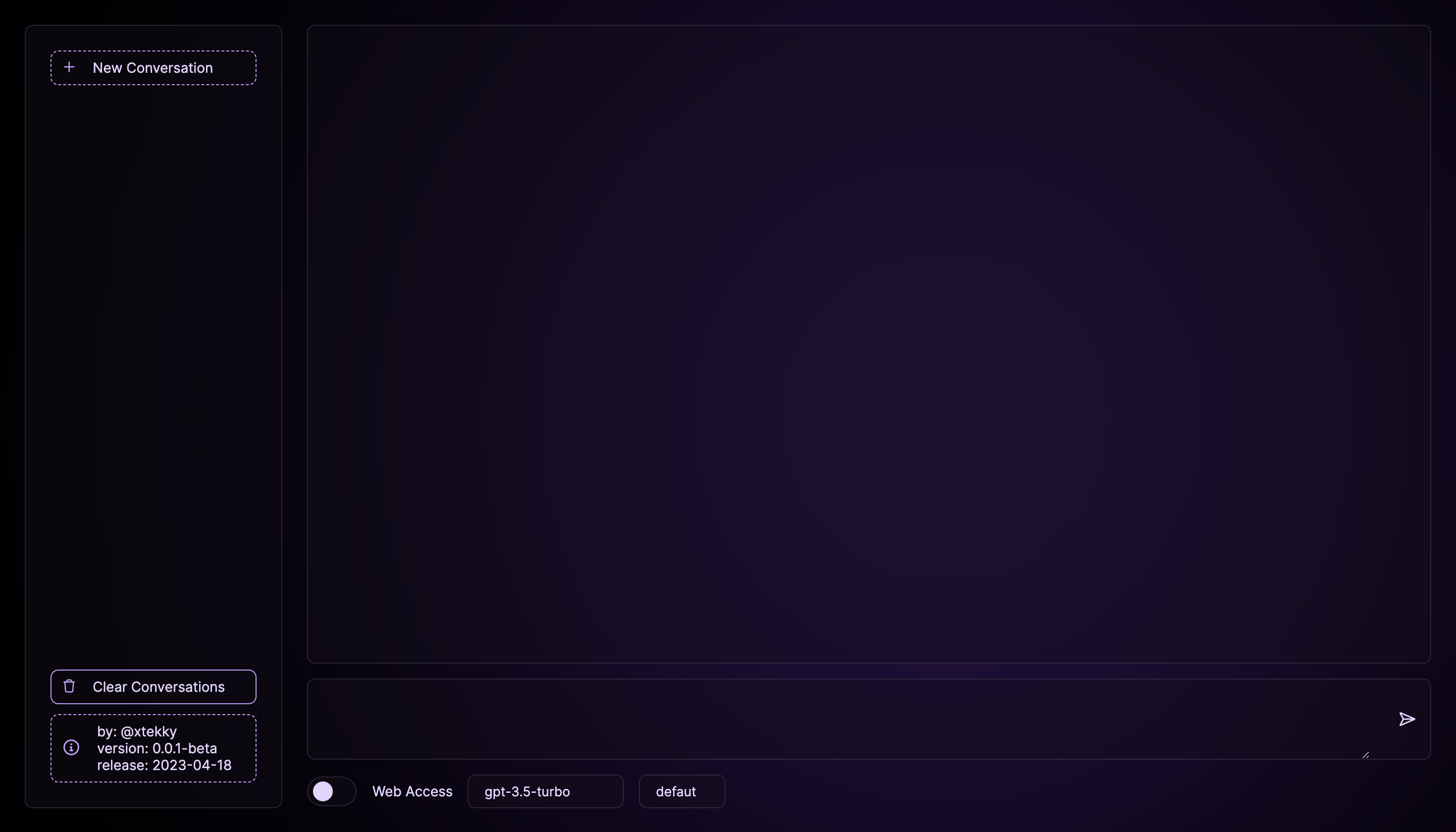 chatgpt-clone screenshot 1