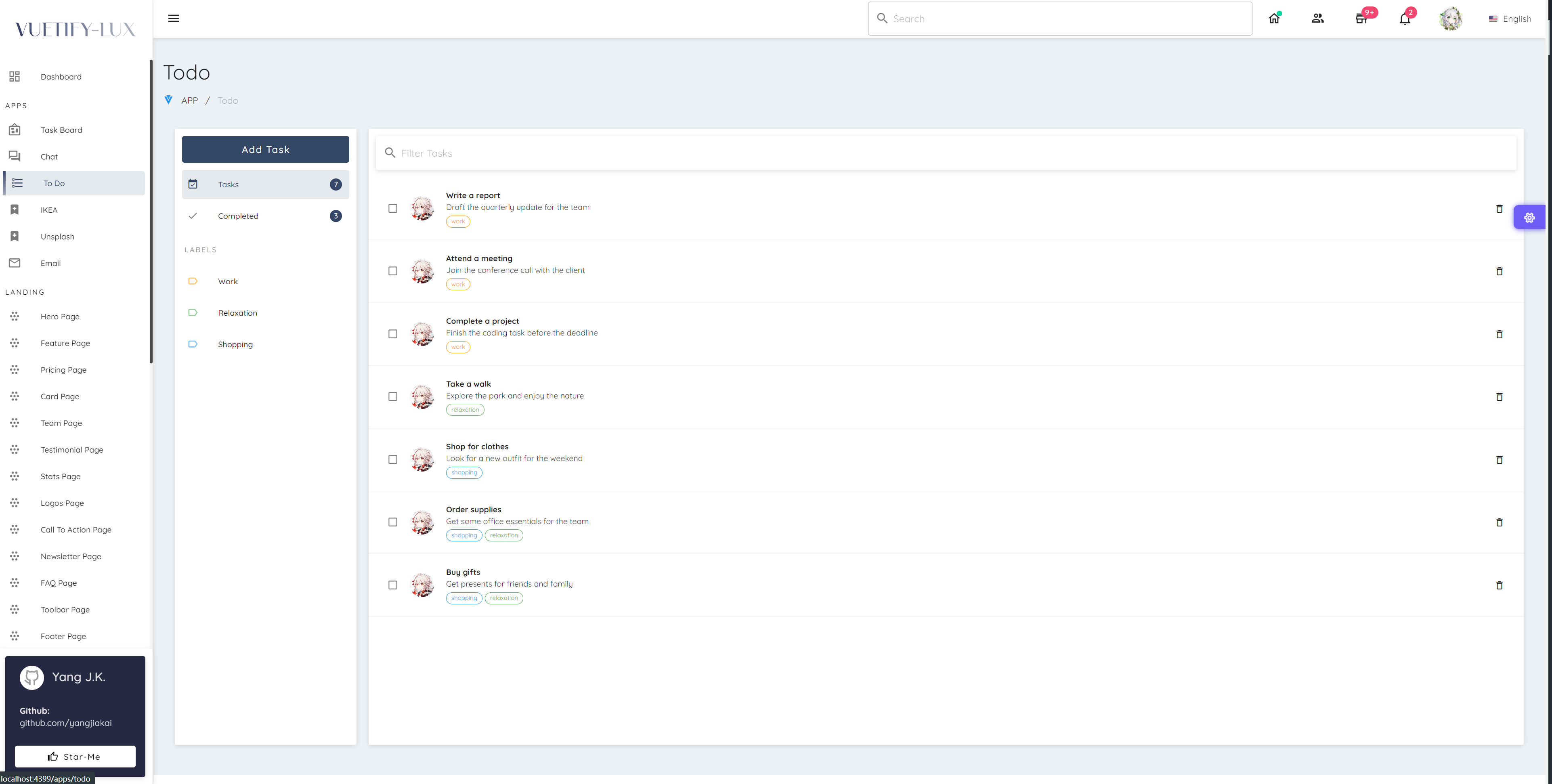 lux-admin-vuetify3 screenshot 4