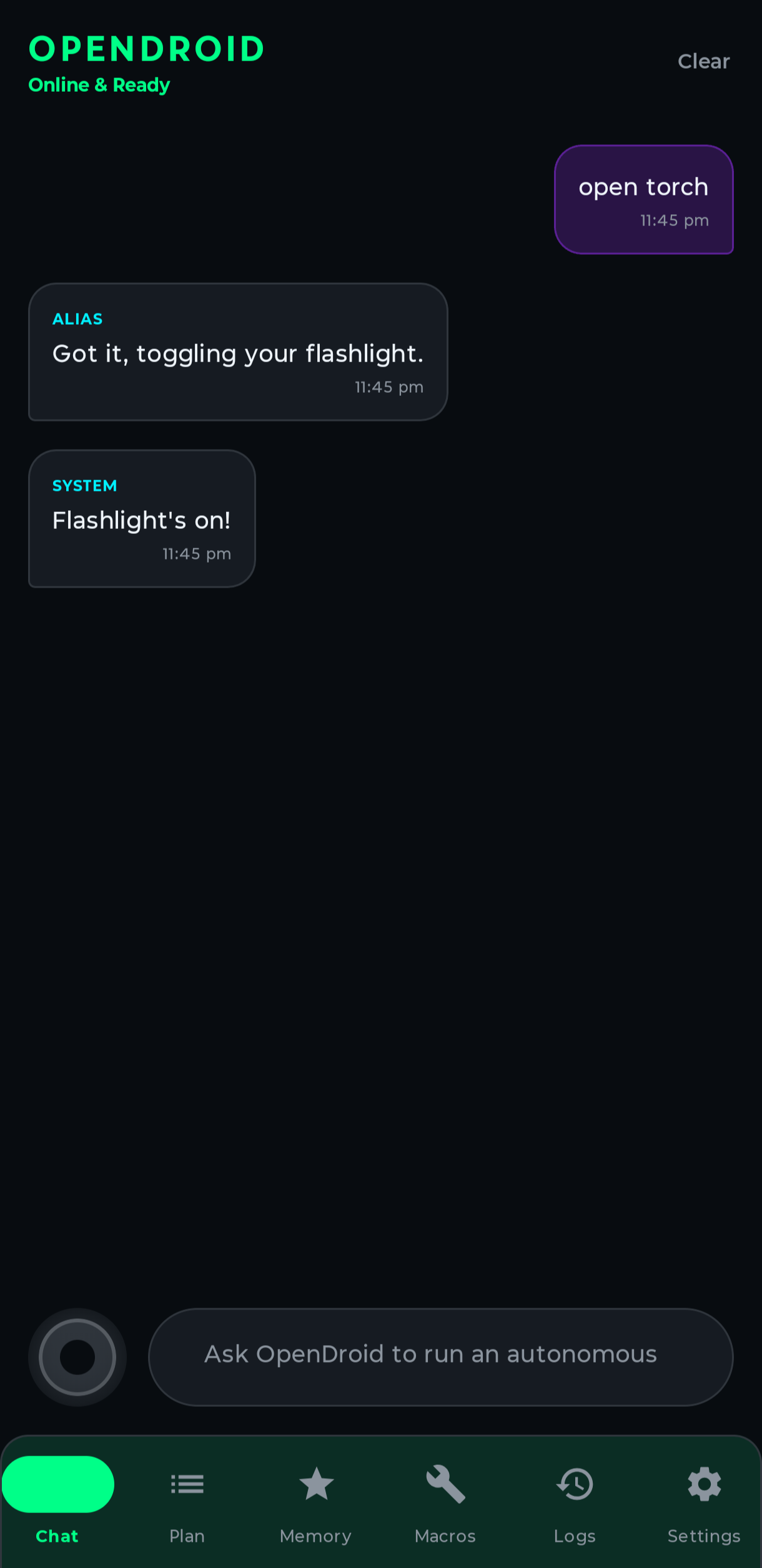 opendroid screenshot 2