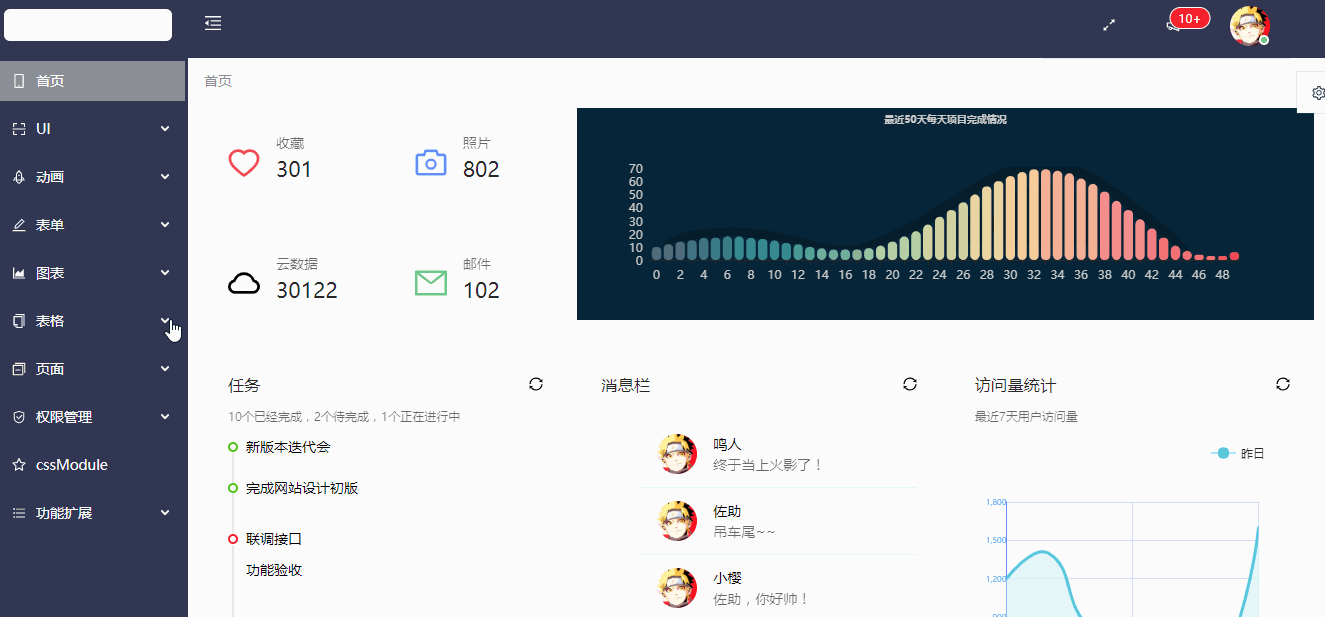 react-admin screenshot 12