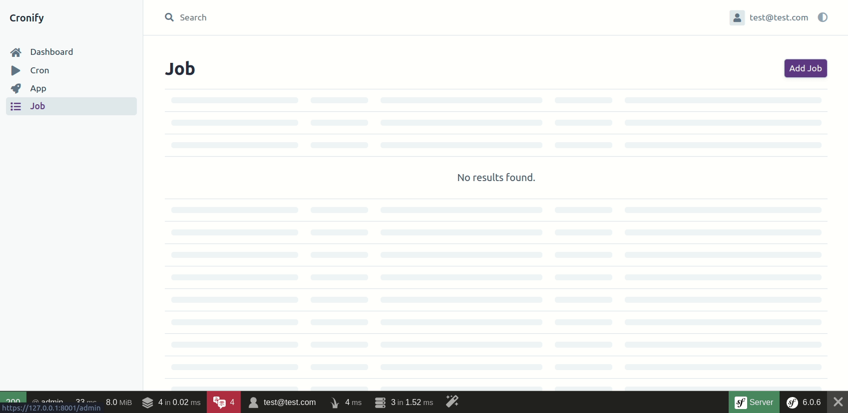 Cronify screenshot 2