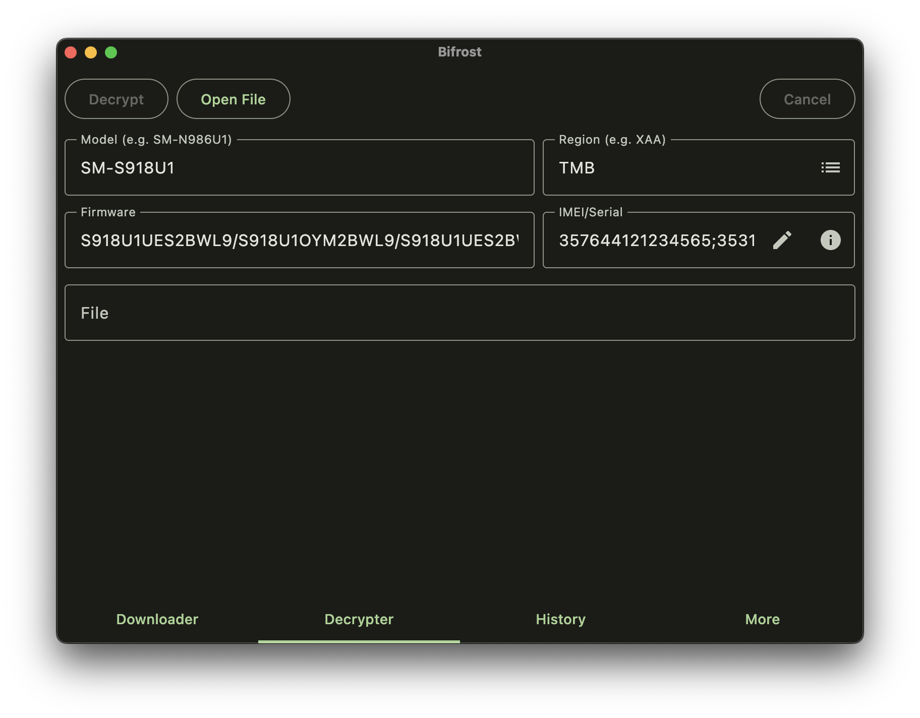 SamloaderKotlin screenshot 2