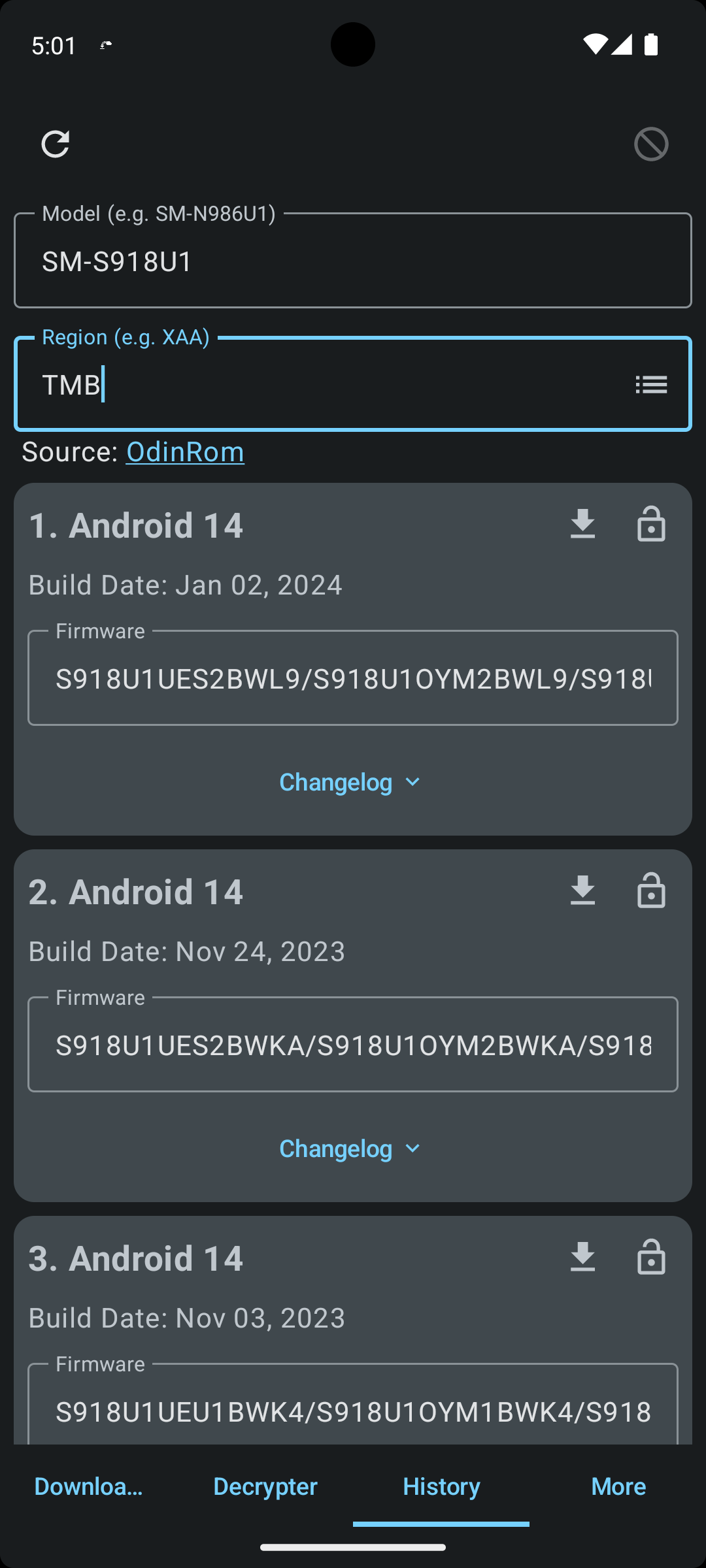 SamloaderKotlin screenshot 7