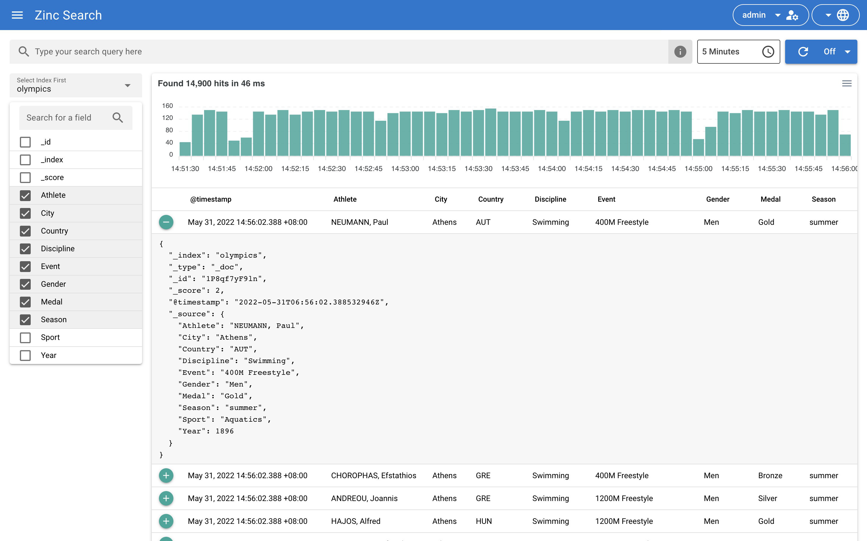 zincsearch screenshot 2