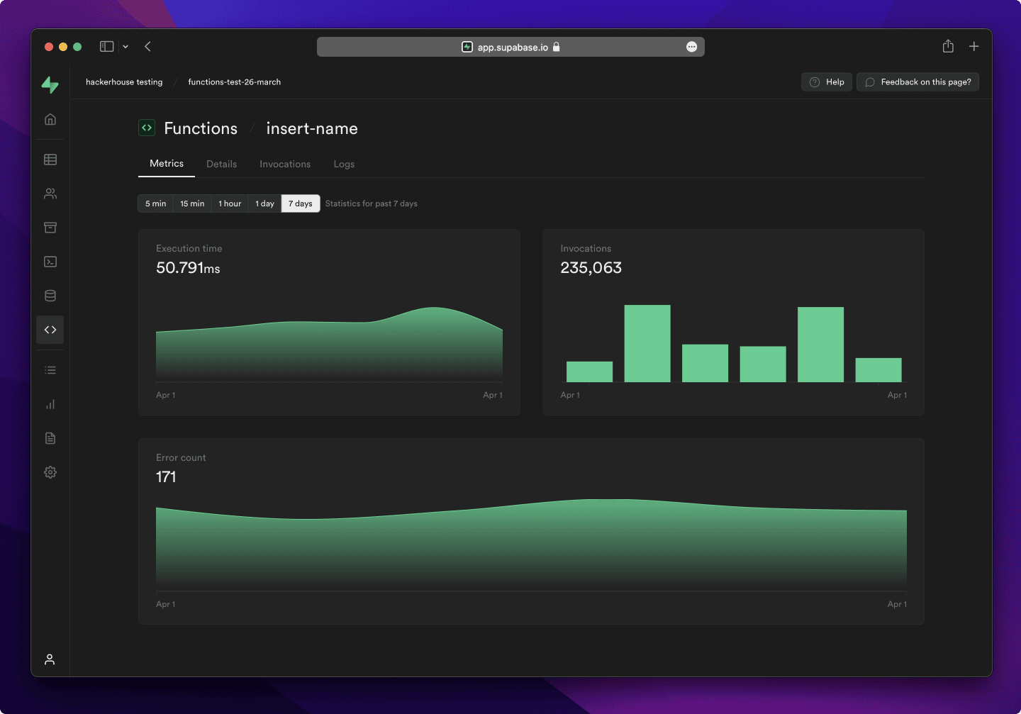 supabase screenshot 3