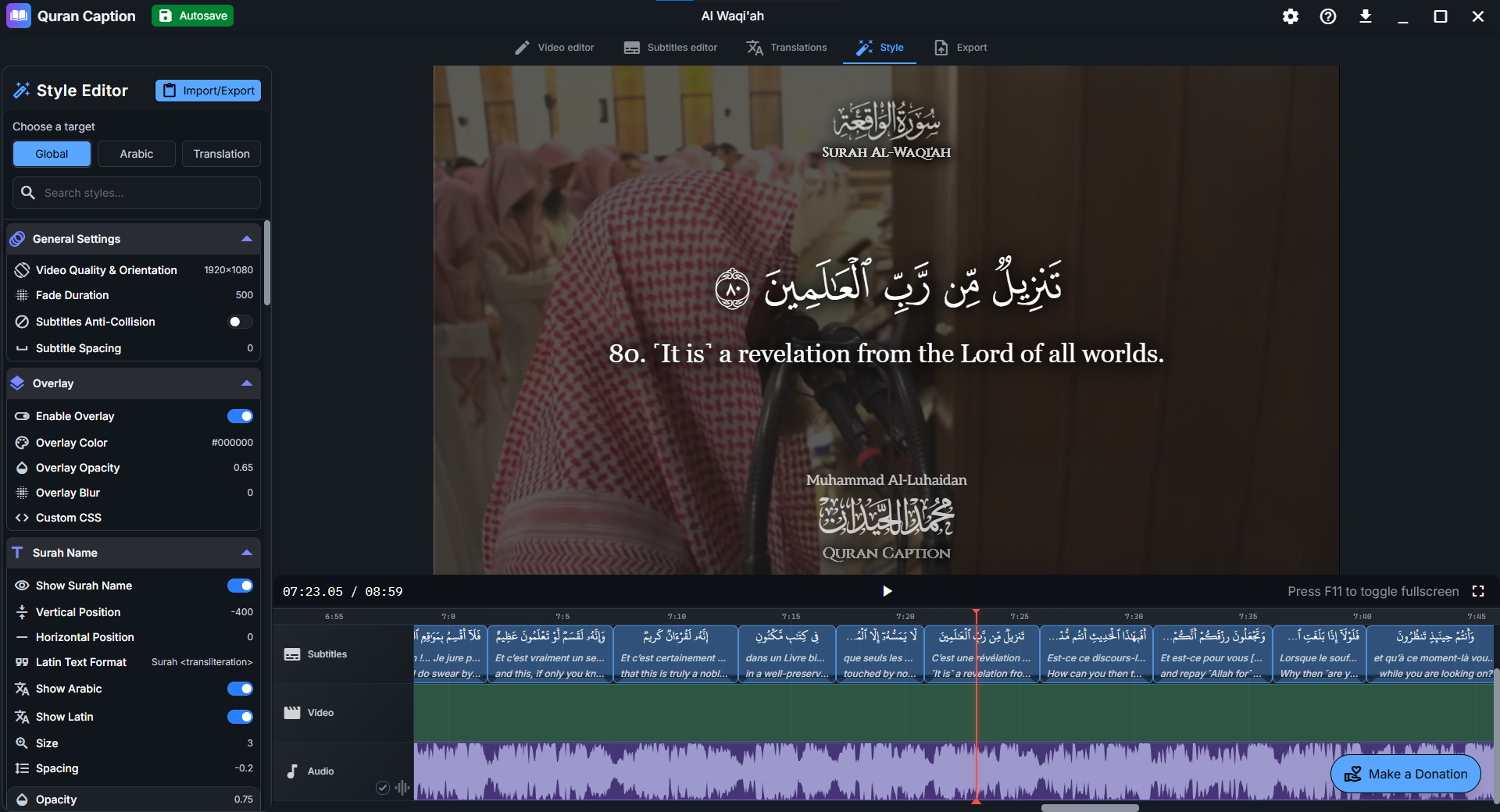 QuranCaption screenshot 2